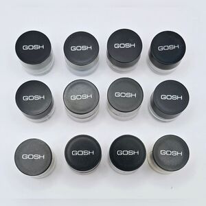 Lot of 12 GOSH Effect Powder Loose Eyeshadows – Rare Discontinued Shades